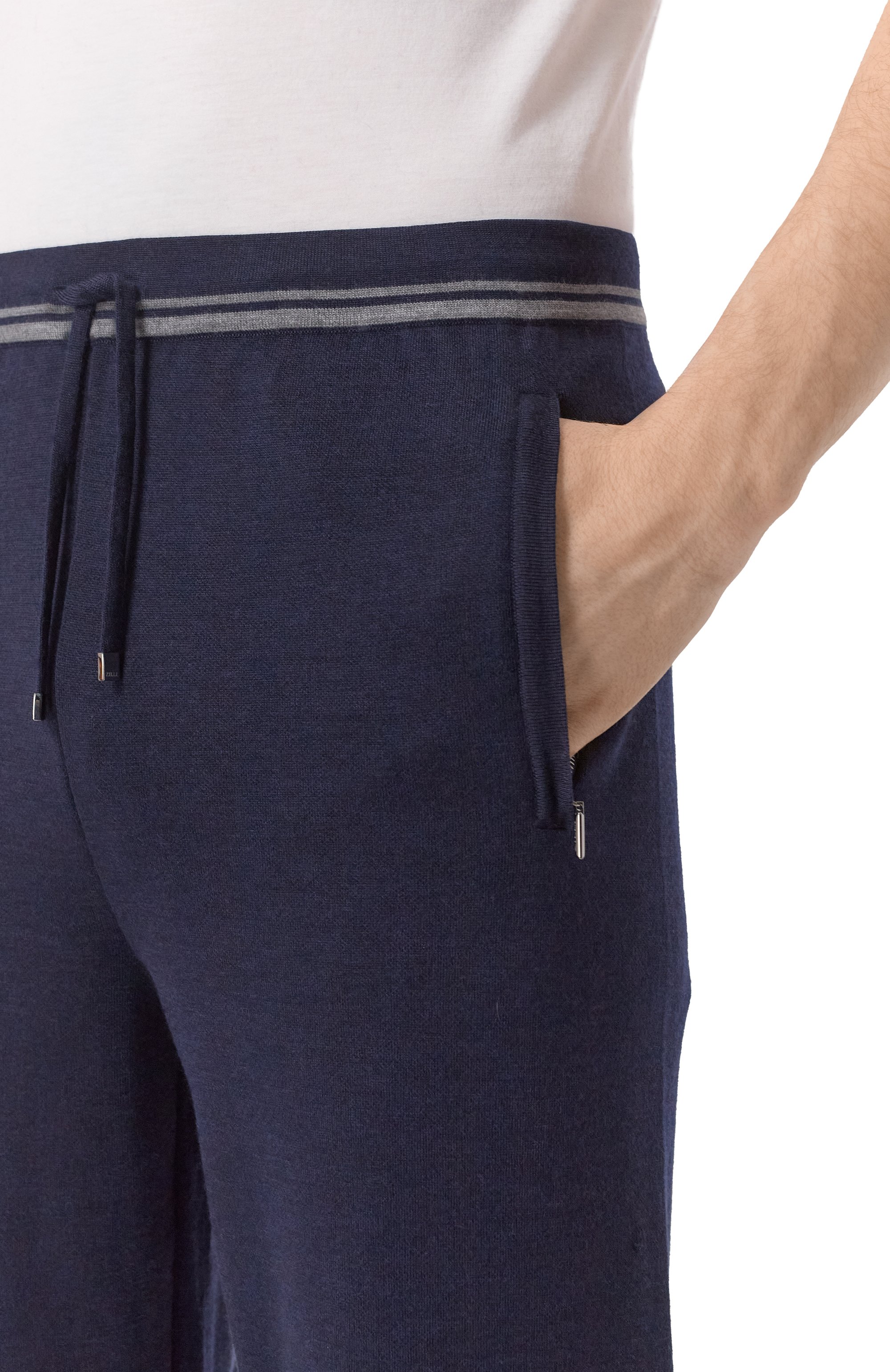 Брюки из шерсти и шелка ZILLI, арт. JSP011M0240VLSP00, фото 5