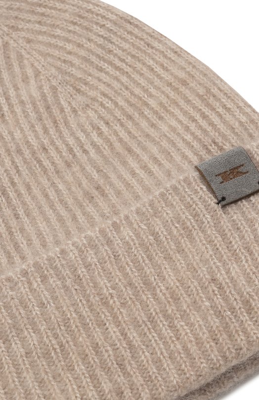 Шапка из кашемира и шелка Kiton D60768K0501H07 Бежевый  D60768K0501H07 Фото 4