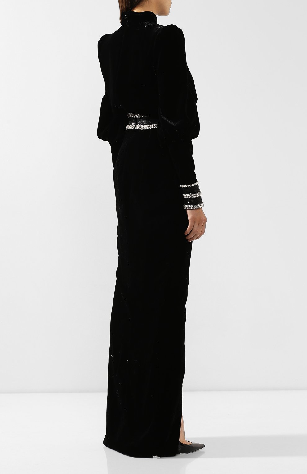 Платье BALMAIN черного цвета по цене 597500 руб., арт. SF16860/V052, фото 4 Платье BALMAIN, арт. SF16860/V052, фото 4