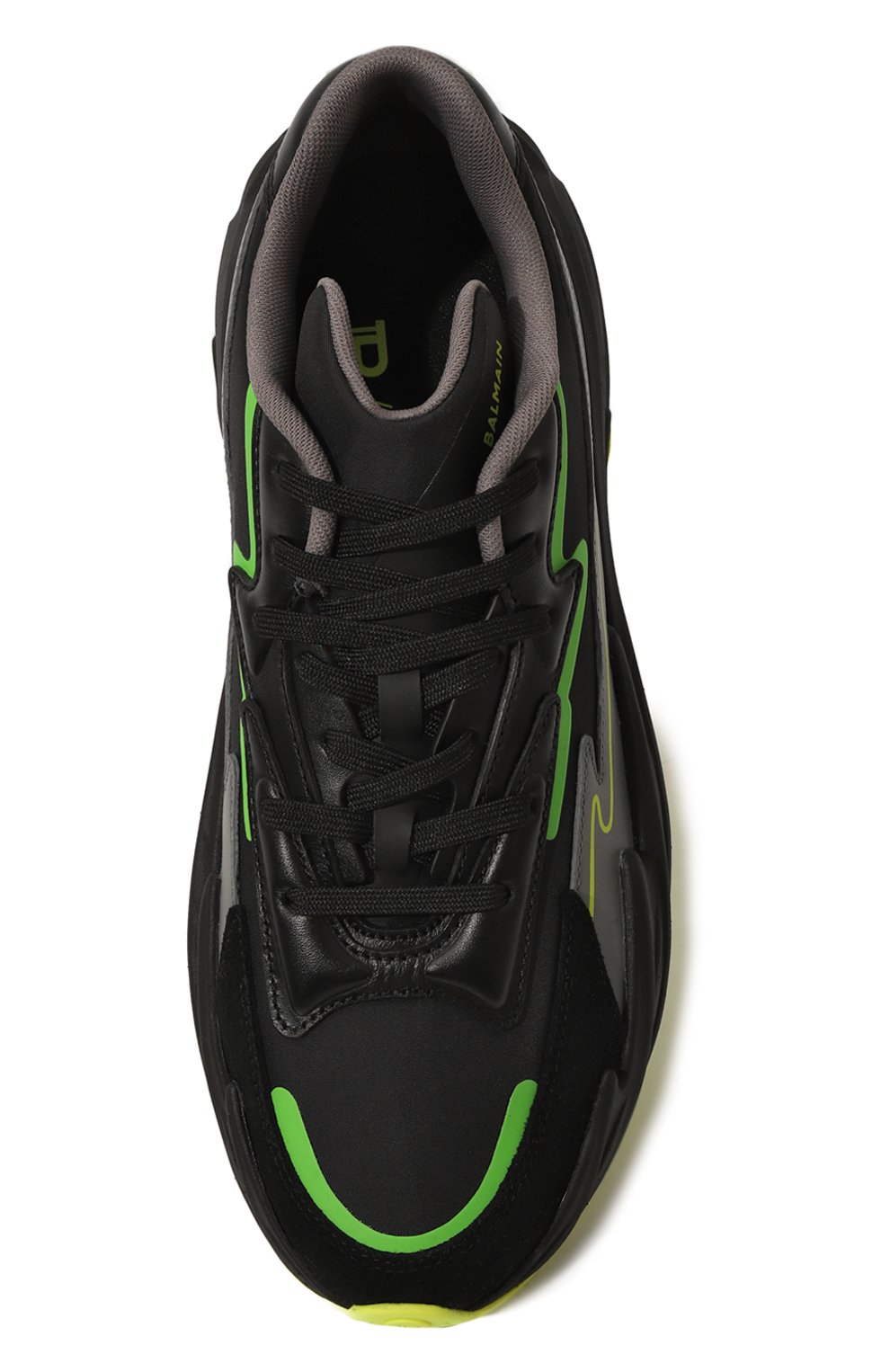 Комбинированные кроссовки run-row BALMAIN, арт. DM1VI355/LNVY, фото 6