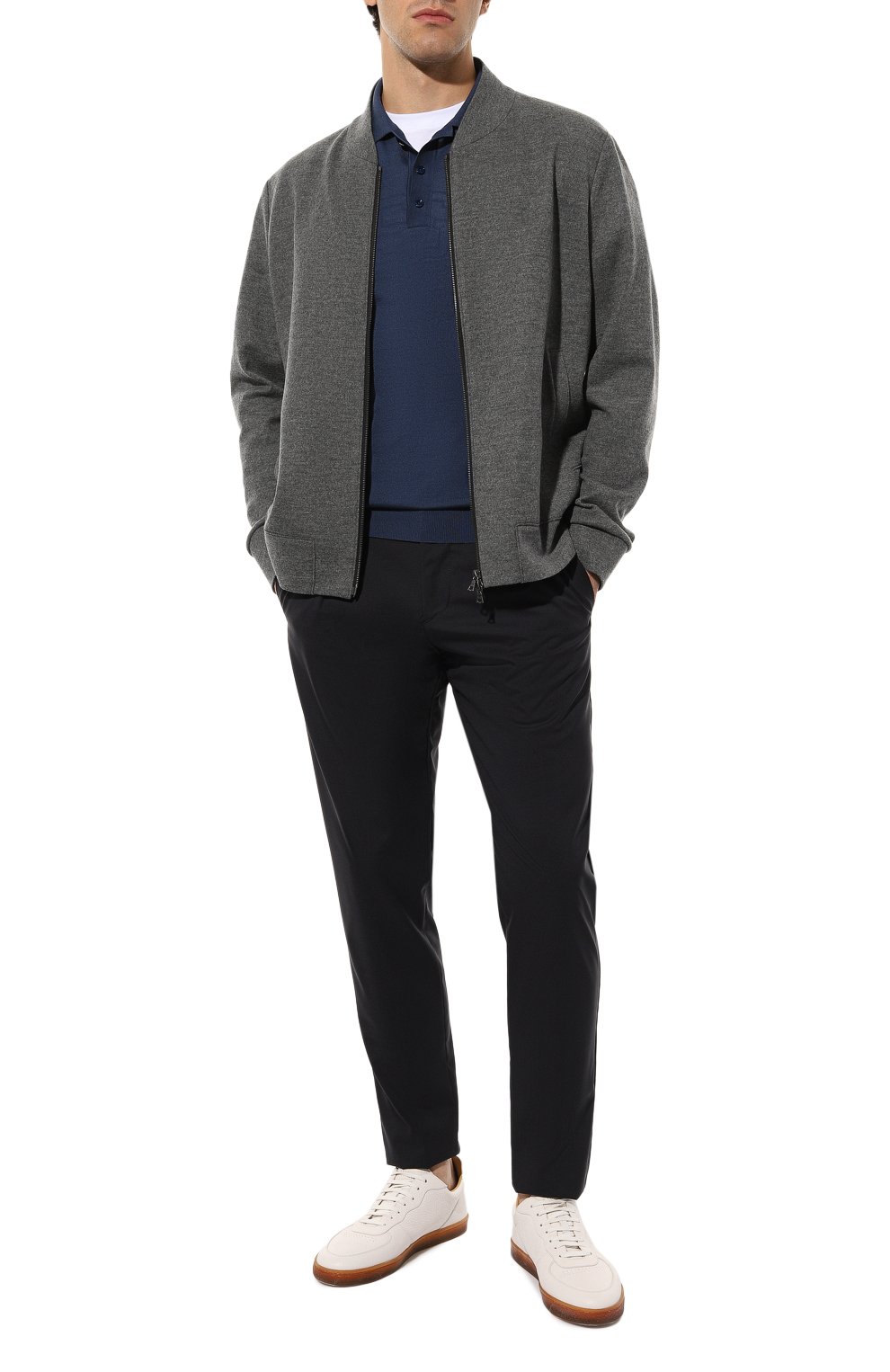 Шелковое поло SVEVO синего цвета по цене 69950 руб., арт. 3500SE23/MP35, фото 2 Шелковое поло SVEVO, арт. 3500SE23/MP35, фото 2