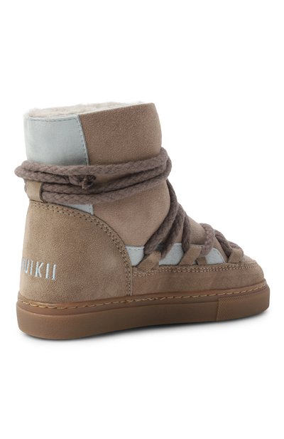 Замшевые полусапоги INUIKII, арт. 65202-076/33-38, фото 3