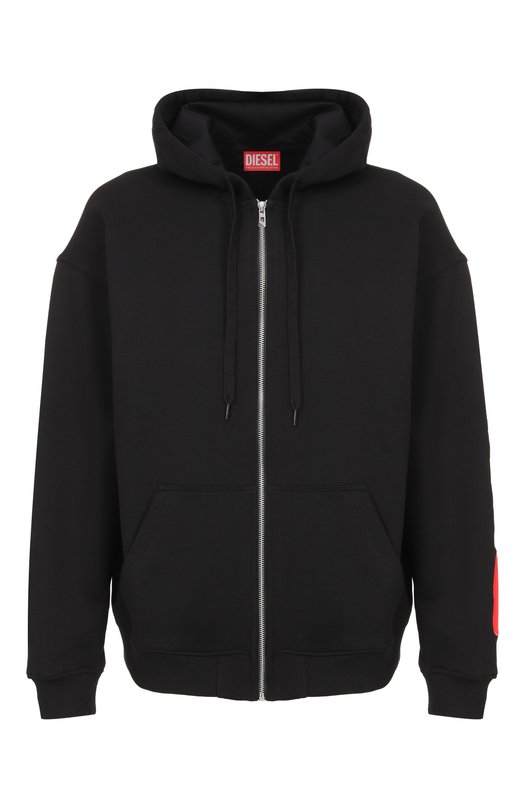 Хлопковая толстовка Diesel A20022/0GEAD Чёрный A20022/0GEAD