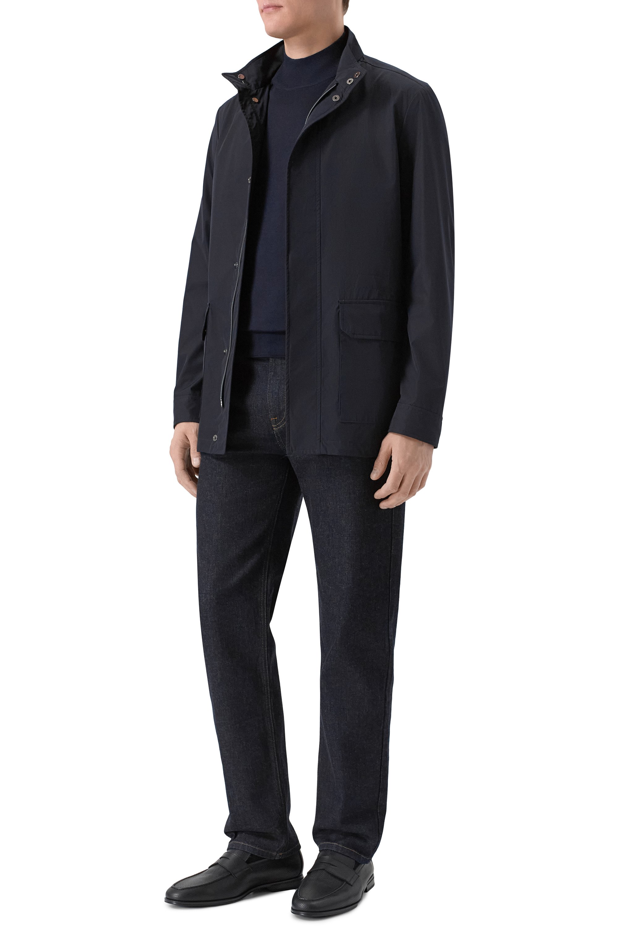 Кожаные пенни-лоферы DOUCAL'S, арт. DU3390N0TTUY216N, фото 2