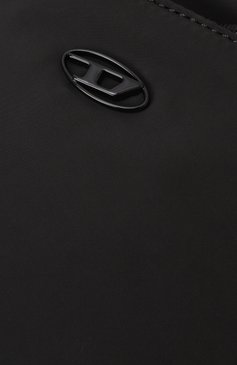 Мужская сумка d-pack x DIESEL черного цвета, арт. X10310/P8166 | Фото 3 (Ремень/цепочка: На ремешке; Размер: small; Материал: Текстиль; Материал сплава: Проставлено; Драгоценные камни: Проставлено)