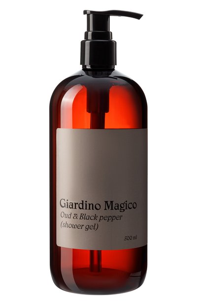Женского увлажняющий гель для душа уд и чёрный перец (500ml) GIARDINO MAGICO, арт. 4673728590335