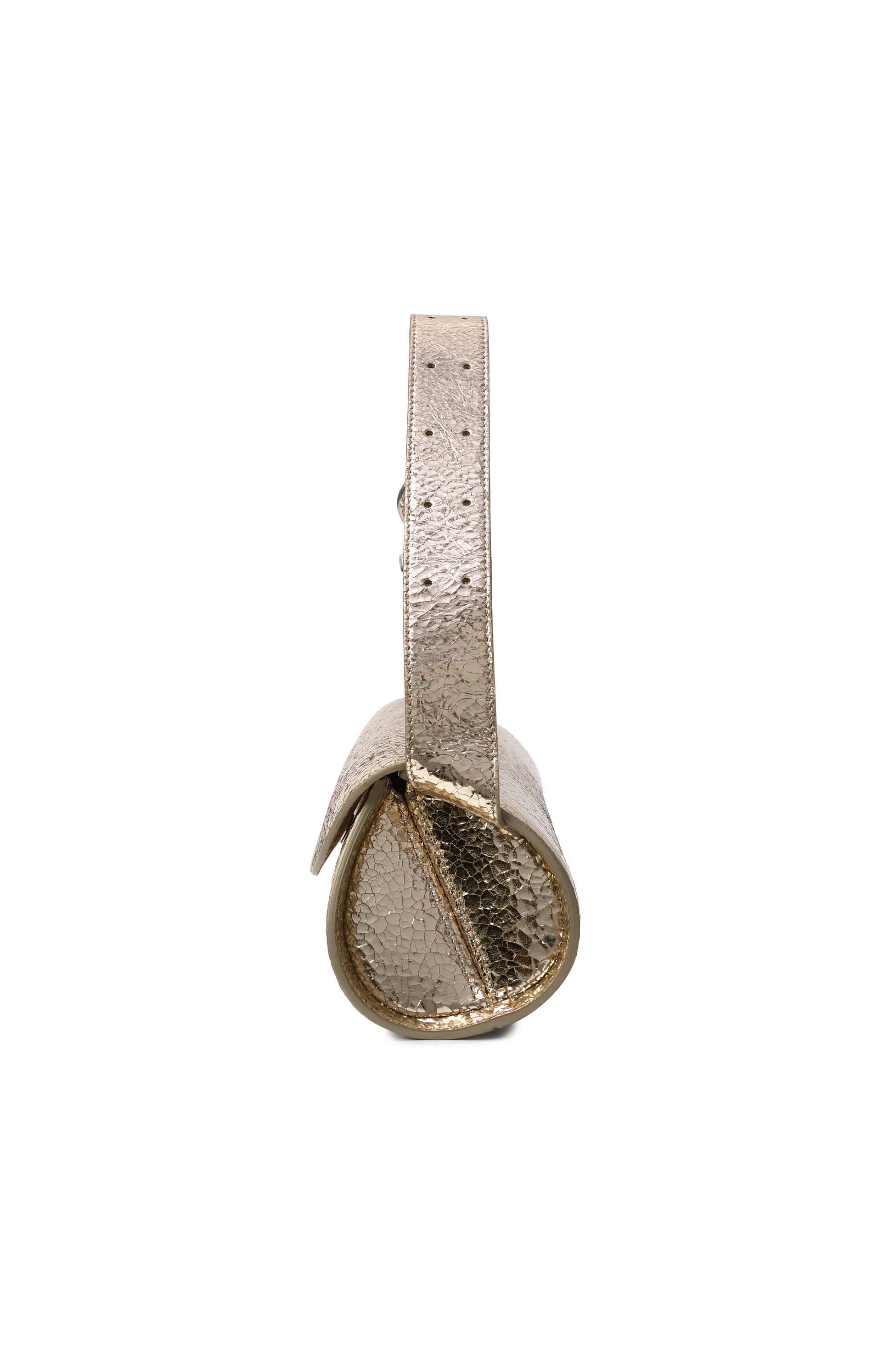 Сумка cannolo small JIL SANDER золотого цвета по цене 192500 руб., арт. J07WD0023/P8920, фото 4 Сумка cannolo small JIL SANDER, арт. J07WD0023/P8920, фото 4