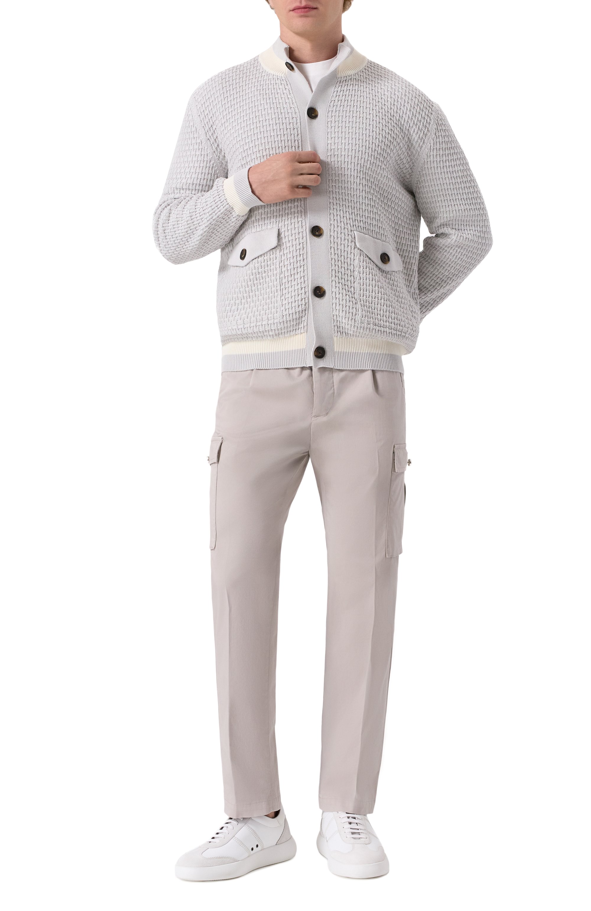 Хлопковый кардиган KITON, арт. UMK065503, фото 2