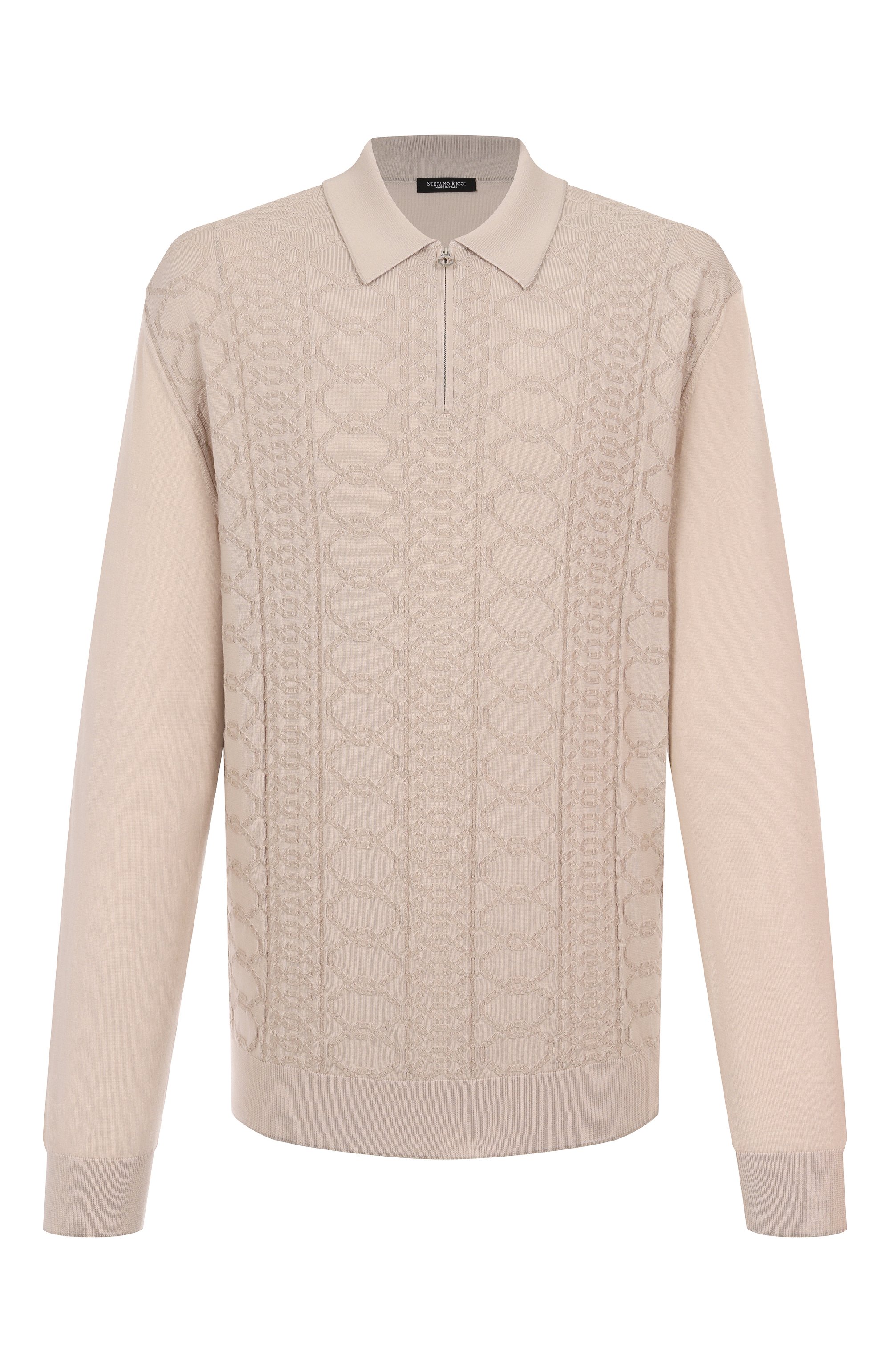 Поло из шерсти и шелка STEFANO RICCI, арт. KE06014P30/E25404, фото 1