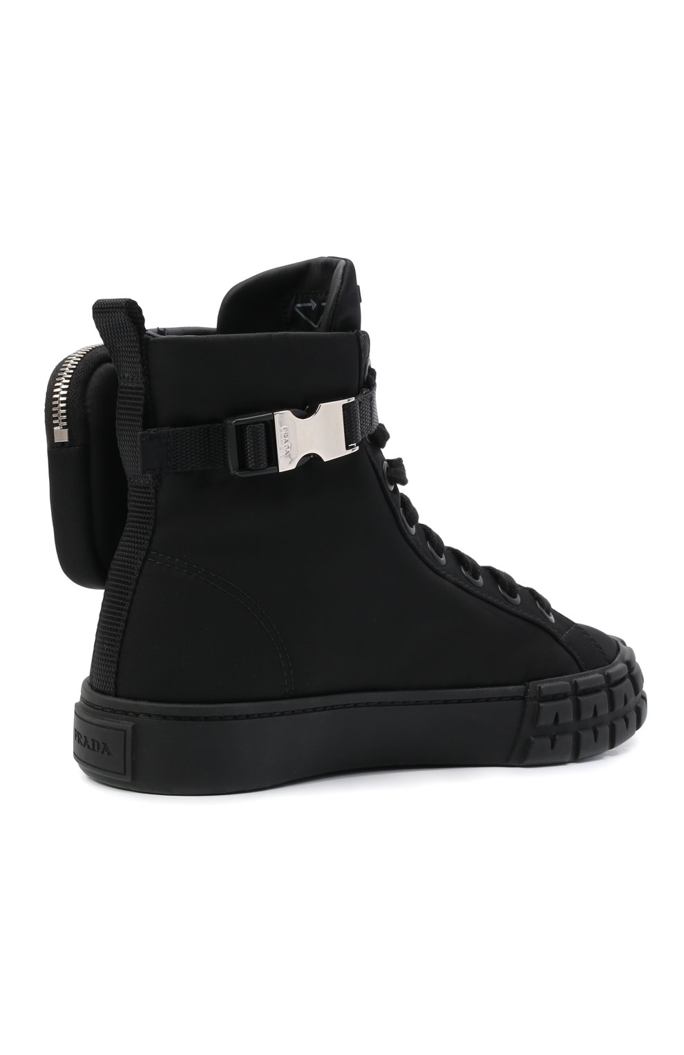 Текстильные кеды wheel PRADA, арт. 1T551M-1YFL-F0002-035, фото 3