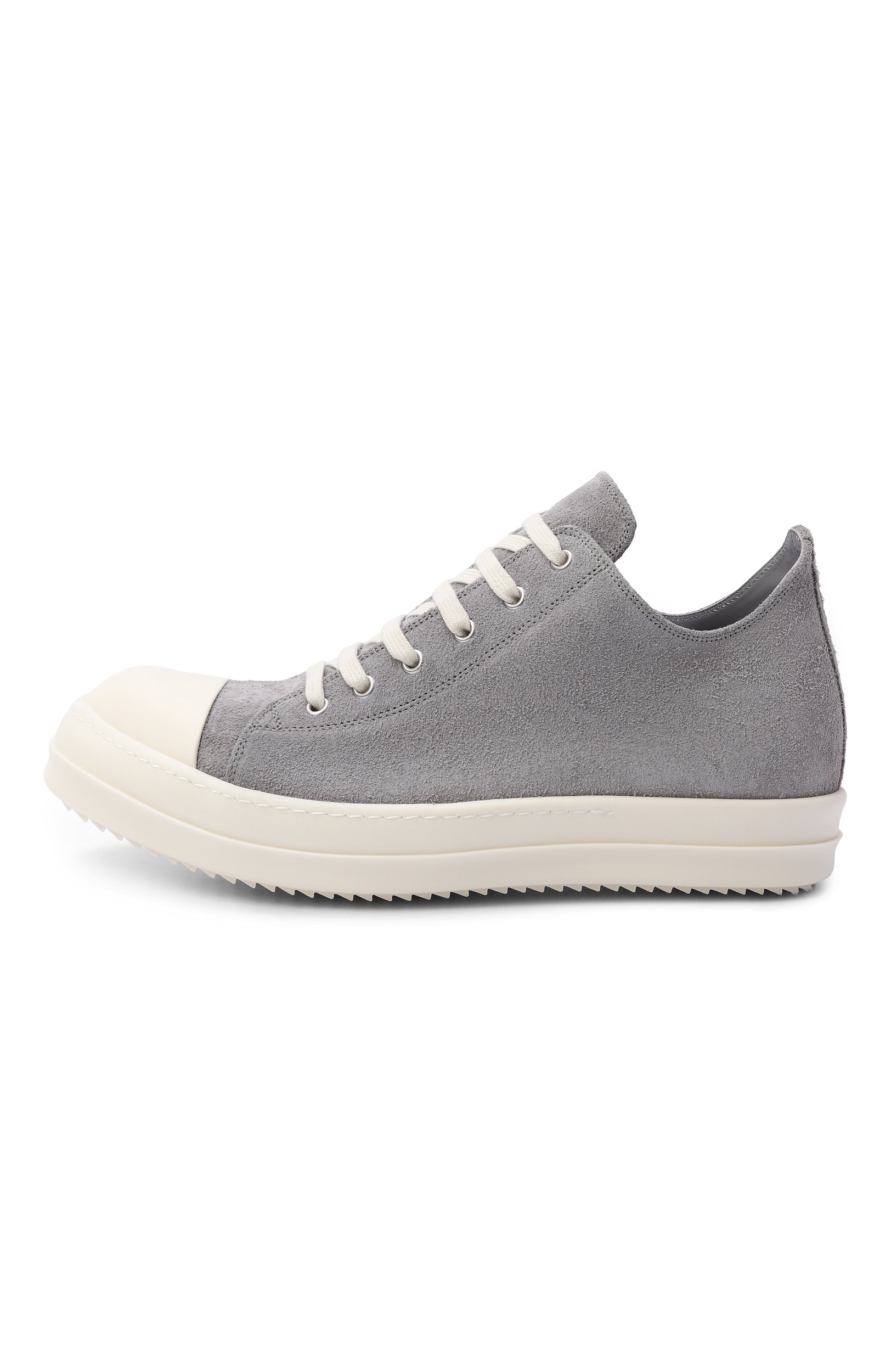 Замшевые кеды low sneaks RICK OWENS, арт. RU02F4891/LVSH, фото 3