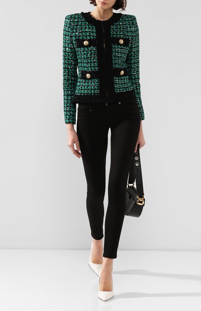Жакет BALMAIN зеленого цвета по цене 418000 руб., арт. SF17250/X236, фото 2 Жакет BALMAIN, арт. SF17250/X236, фото 2