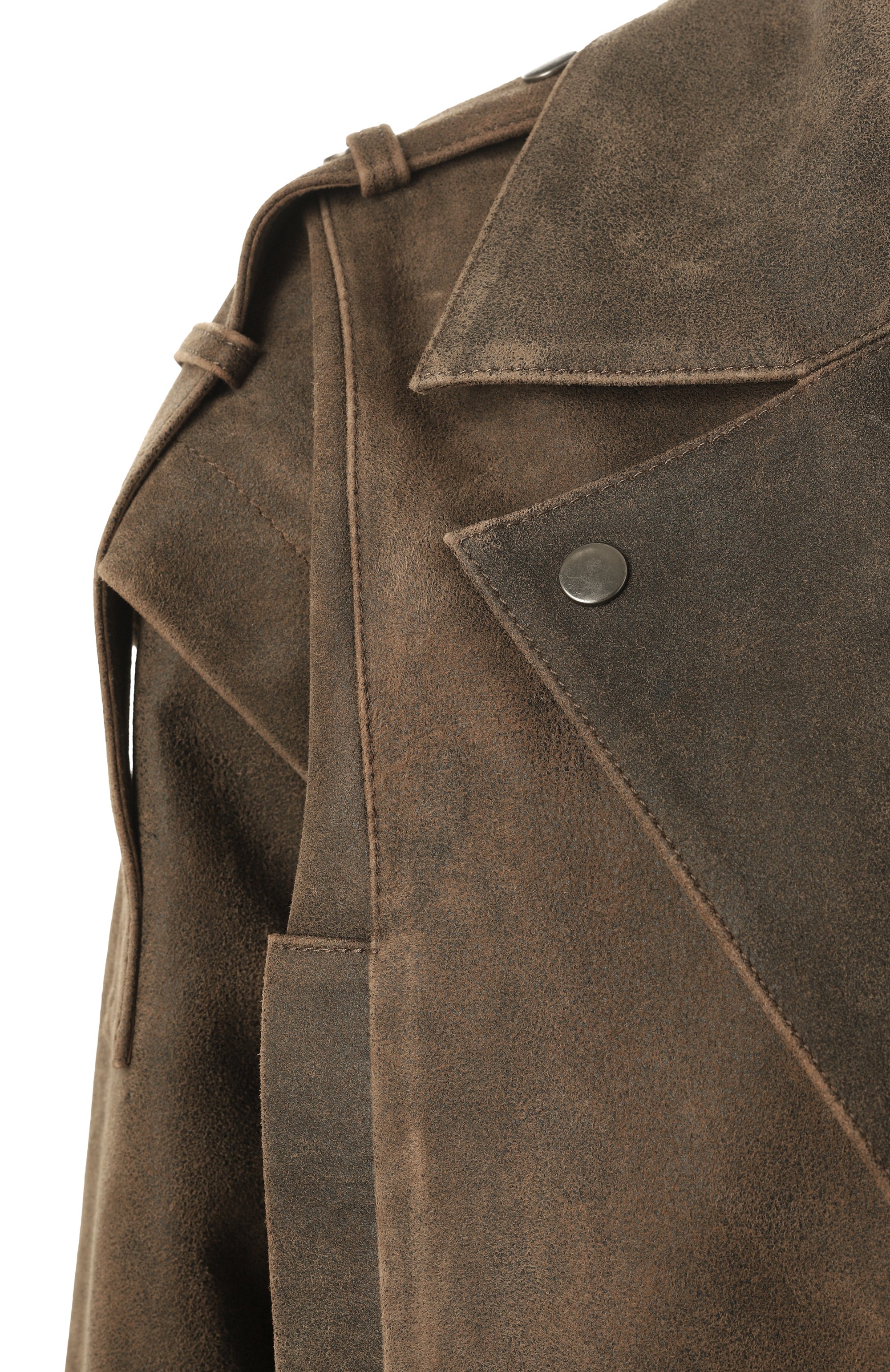 Кожаная куртка RUBAN коричневого цвета по цене 336730 руб., арт. RFW24/25-22.1.29.16, фото 6 Кожаная куртка RUBAN, арт. RFW24/25-22.1.29.16, фото 6