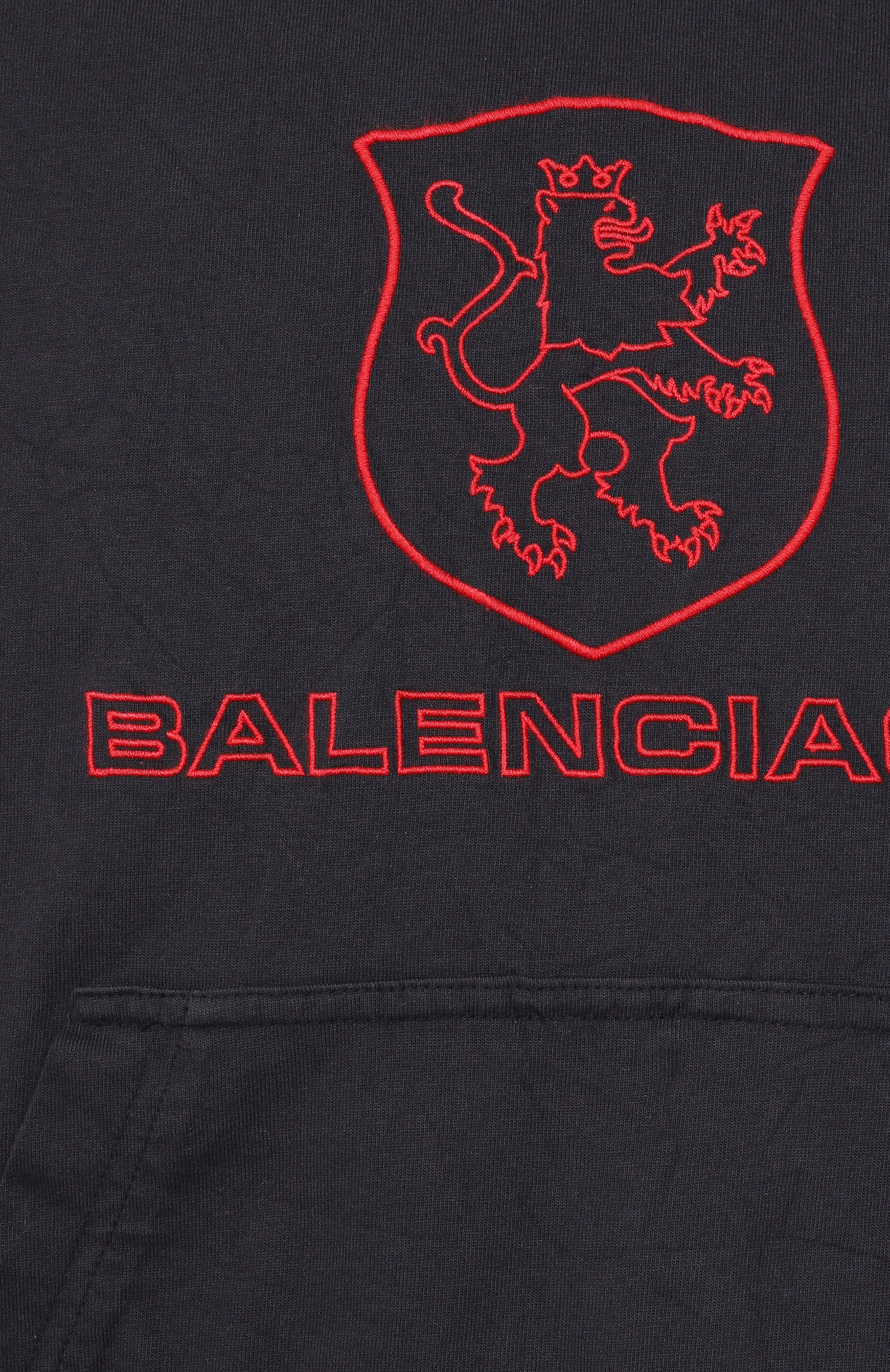 Хлопковое худи BALENCIAGA, арт. 807999/TRVR9, фото 6