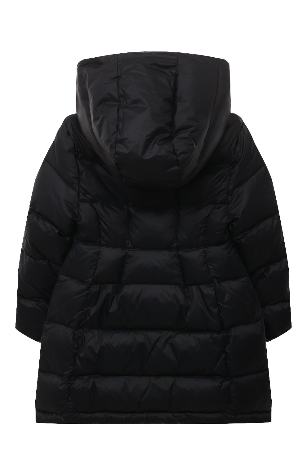 Утепленное пальто DOLCE & GABBANA черного цвета по цене 69950 руб., арт. L5JB01/G7KZ8/2-6, фото 2 Утепленное пальто DOLCE & GABBANA, арт. L5JB01/G7KZ8/2-6, фото 2