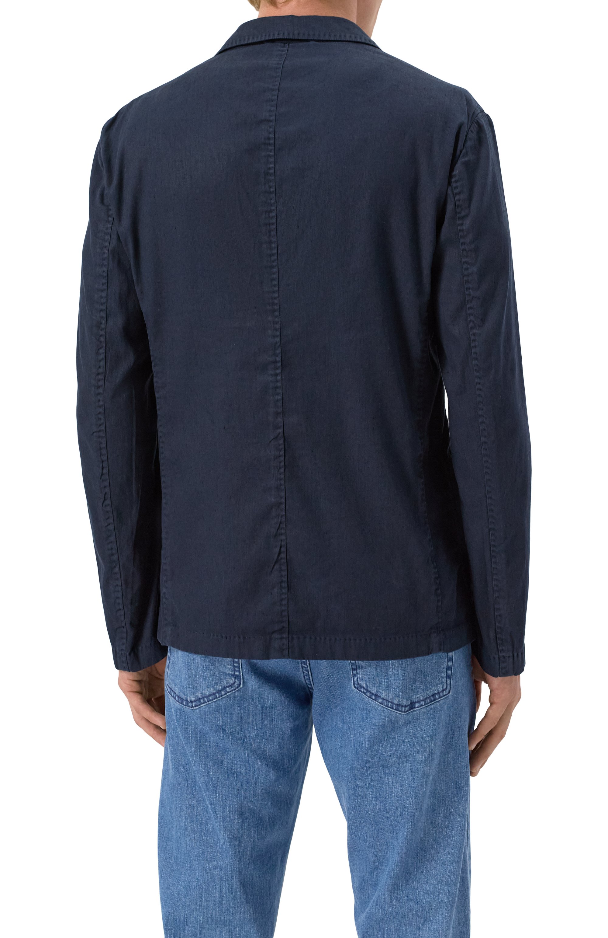 Пиджак изо льна и хлопка GIORGIO ARMANI, арт. 0SGGG0D9 T01FI, фото 6