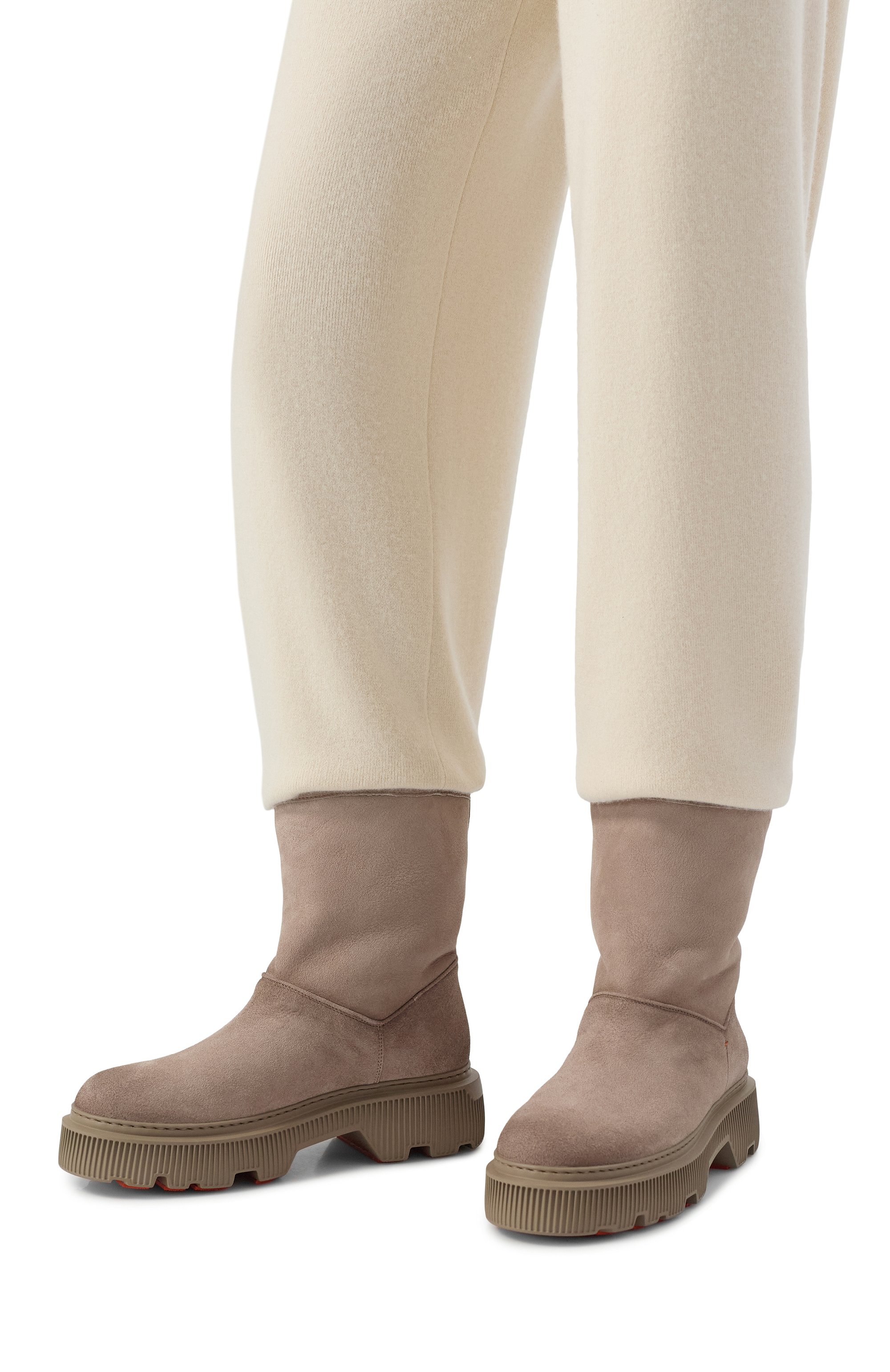 Замшевые полусапоги SANTONI, арт. WTCG71965GA2ARYH, фото 2