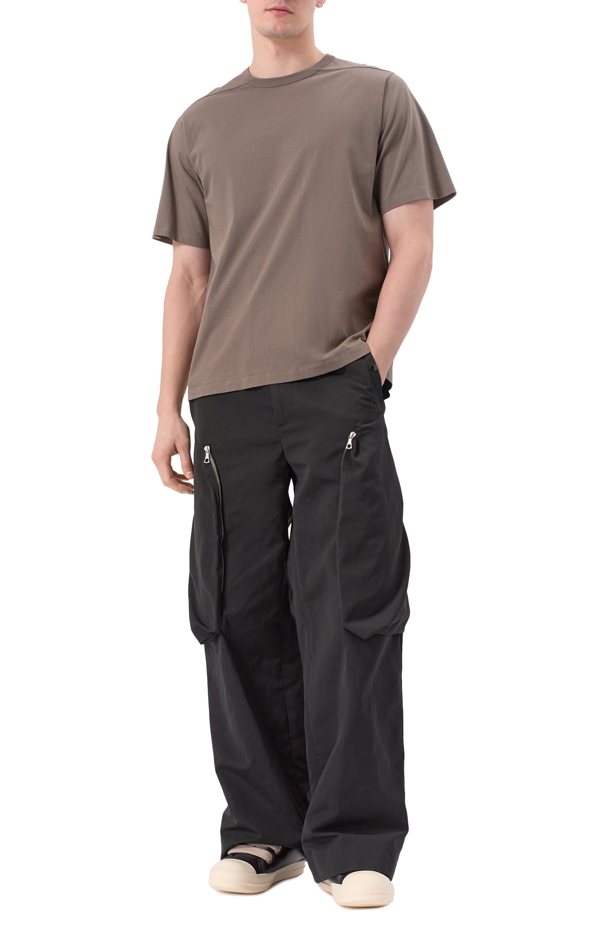 Хлопковая футболка RICK OWENS, арт. RU01E5232/JA, фото 2