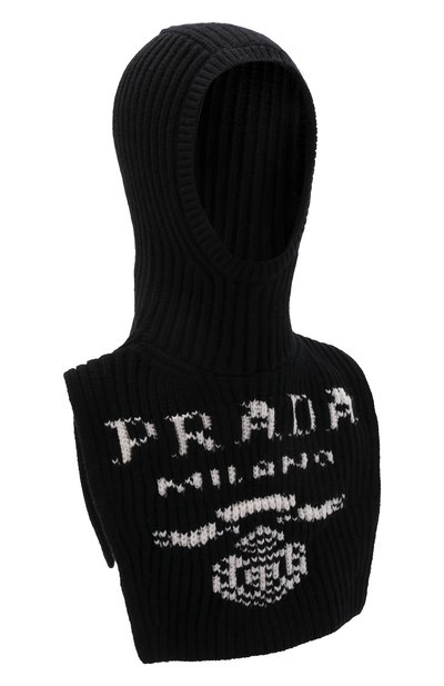 Кашемировая шапка-балаклава PRADA, арт. UMS419-10PB-F0002-212, фото 1
