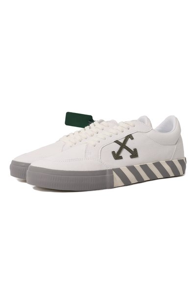 Текстильные кеды vulcanized OFF-WHITE, арт. 0MIA085F22FAB0010156, фото 1