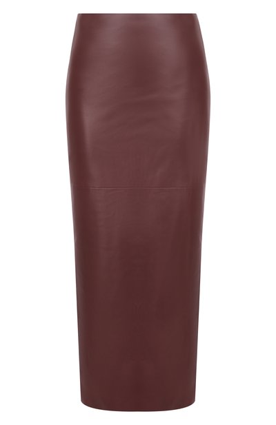 Женская кожаная юбка BRUNELLO CUCINELLI, арт. MPNGPG3891