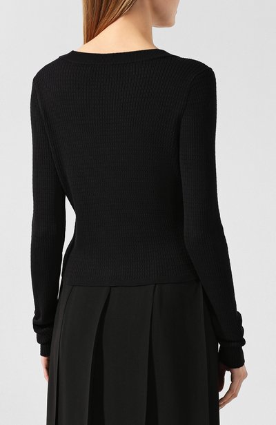 Кардиган из смеси шелка и хлопка PROENZA SCHOULER WHITE LABEL, арт. WL2017361-KS043, фото 4