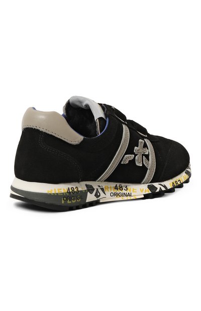 Замшевые кроссовки lucy PREMIATA WILL BE черного цвета по цене 23800 руб., арт. 19M21925/LUCY V M/27-35, фото 3 Замшевые кроссовки lucy PREMIATA WILL BE, арт. 19M21925/LUCY V M/27-35, фото 3