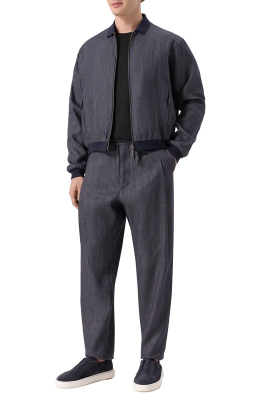 Джинсовый  бомбер Giorgio Armani GM001348/TE14261 Синий  GM001348/TE14261 Фото 2