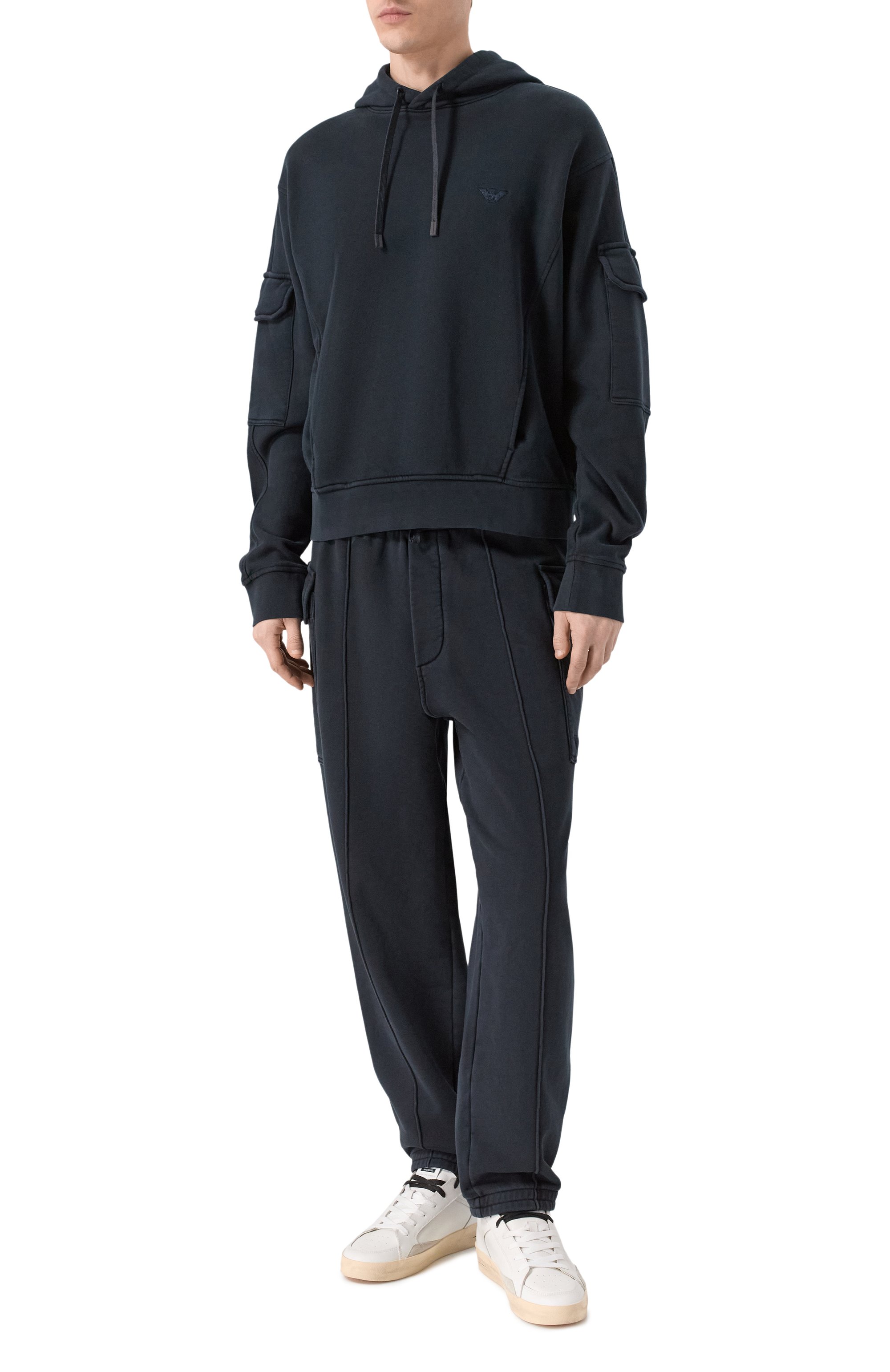 Хлопковые джоггеры EMPORIO ARMANI, арт. EM004864/AF13713, фото 2