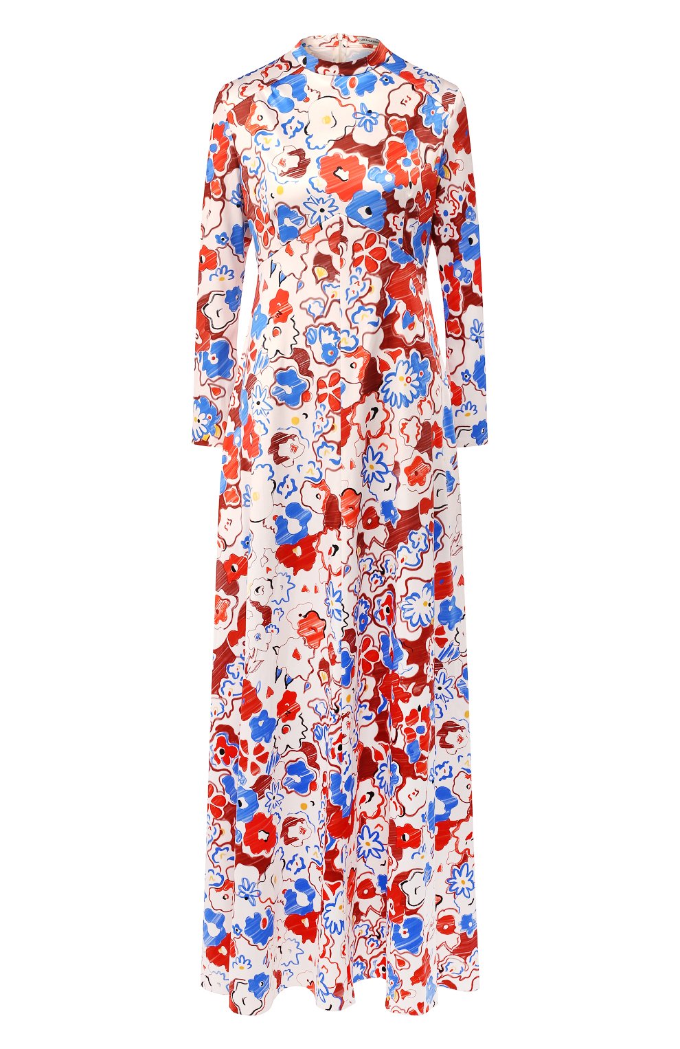 Платье с принтом VIKA GAZINSKAYA разноцветного цвета по цене 64070 руб., арт. FW19-1364, фото 1 Платье с принтом VIKA GAZINSKAYA, арт. FW19-1364, фото 1