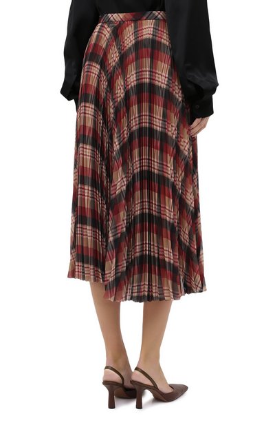 Плиссированная юбка DRIES VAN NOTEN красного цвета по цене 142000 руб., арт. 202-10830-1228, фото 4 Плиссированная юбка DRIES VAN NOTEN, арт. 202-10830-1228, фото 4