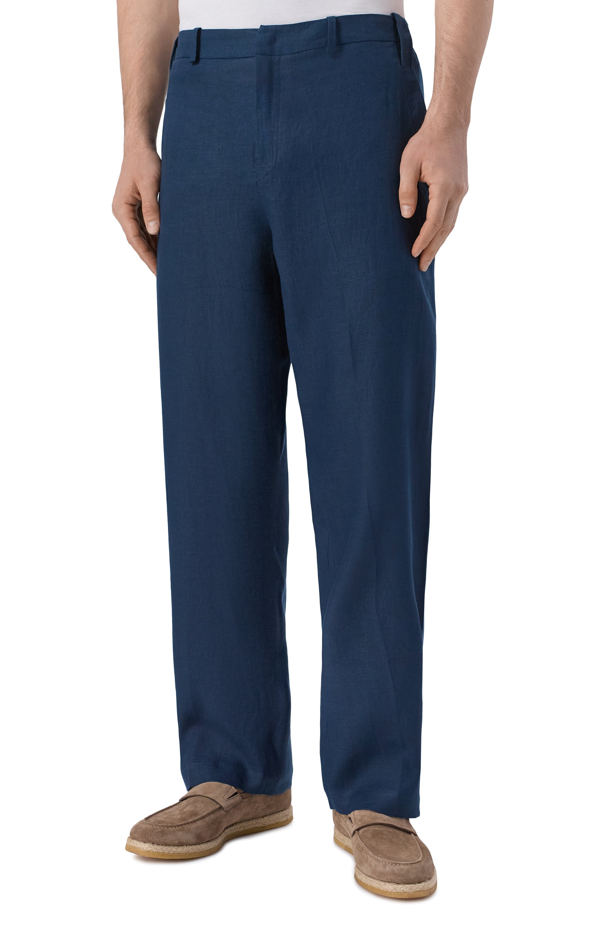 Льняные брюки KITON, арт. UPKN088K0708H, фото 3