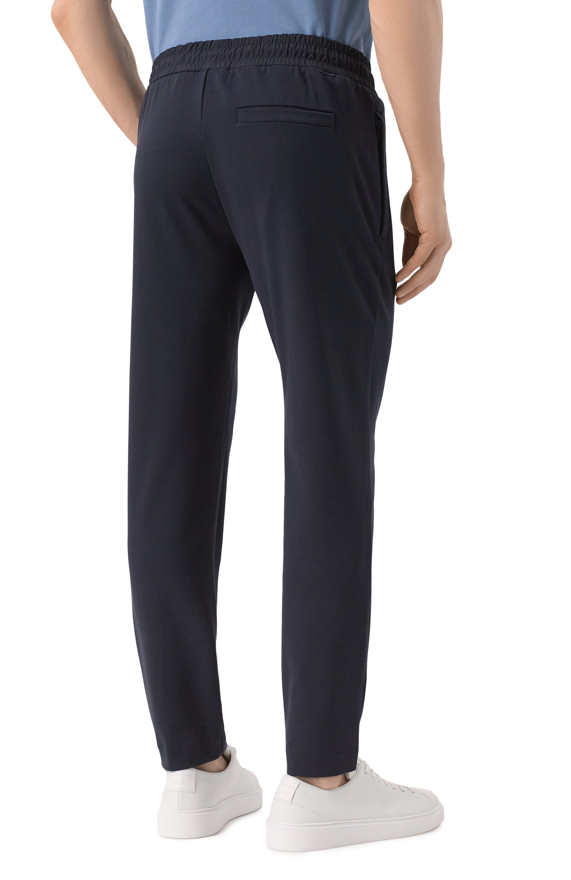 Брюки BOSS темно-синего цвета по цене 29950 руб., арт. 50538025, фото 4 Брюки BOSS, арт. 50538025, фото 4