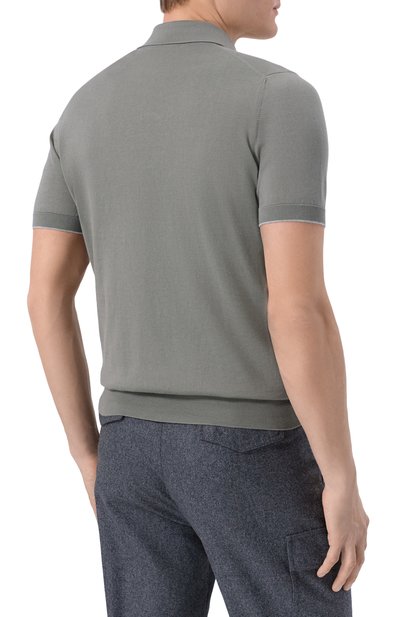 Хлопковое поло BRUNELLO CUCINELLI, арт. M29800125, фото 4