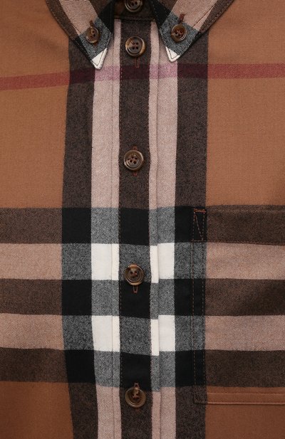 Шерстяная рубашка BURBERRY, арт. 8046715, фото 5