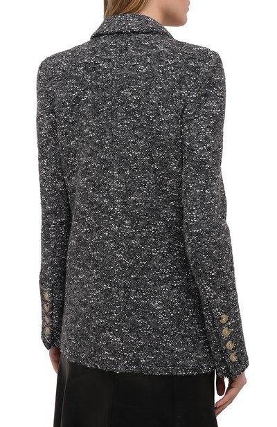 Жакет ISABEL MARANT ETOILE темно-серого цвета по цене 44150 руб., арт. VE1515-21P008E/HENDAC, фото 4 Жакет ISABEL MARANT ETOILE, арт. VE1515-21P008E/HENDAC, фото 4