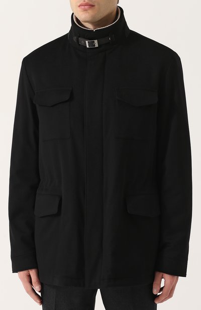 Кашемировая куртка на молнии с меховой подкладкой LORO PIANA, арт. FAG4528, фото 3