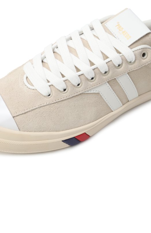 Замшевые кеды Court Ace Pro-Keds 1949 C0URT ACE/SUEDE & LEATHER Бежевый  C0URT ACE/SUEDE & LEATHER Фото 7