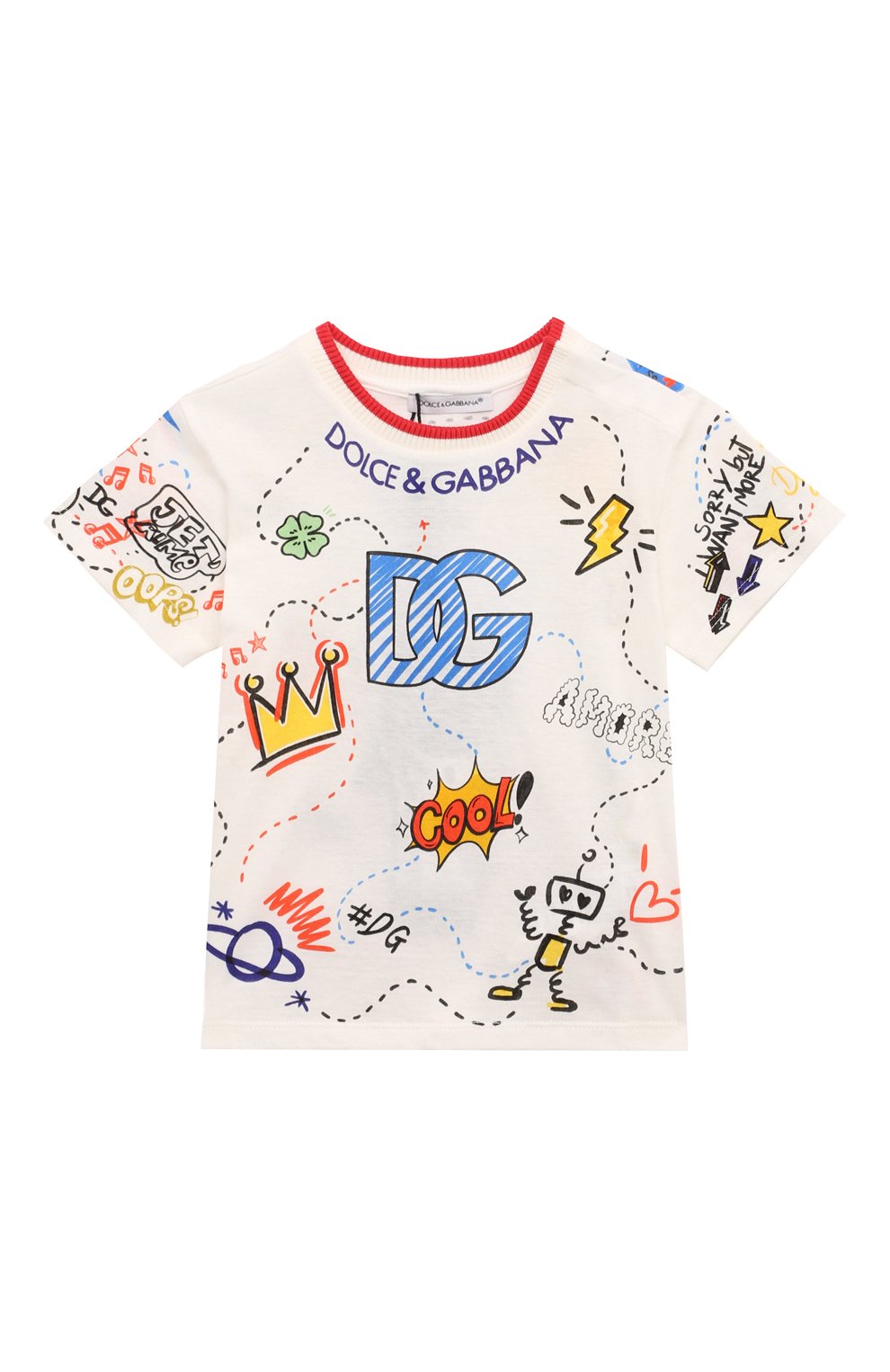 Хлопковая футболка DOLCE & GABBANA, арт. L1JTEY/II7FC, фото 1