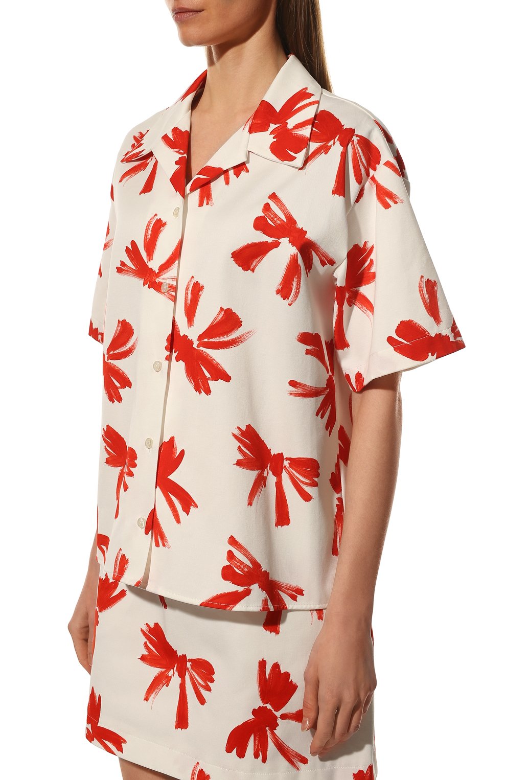 Хлопковая рубашка MSGM, арт. 3241MDE23 227154, фото 3