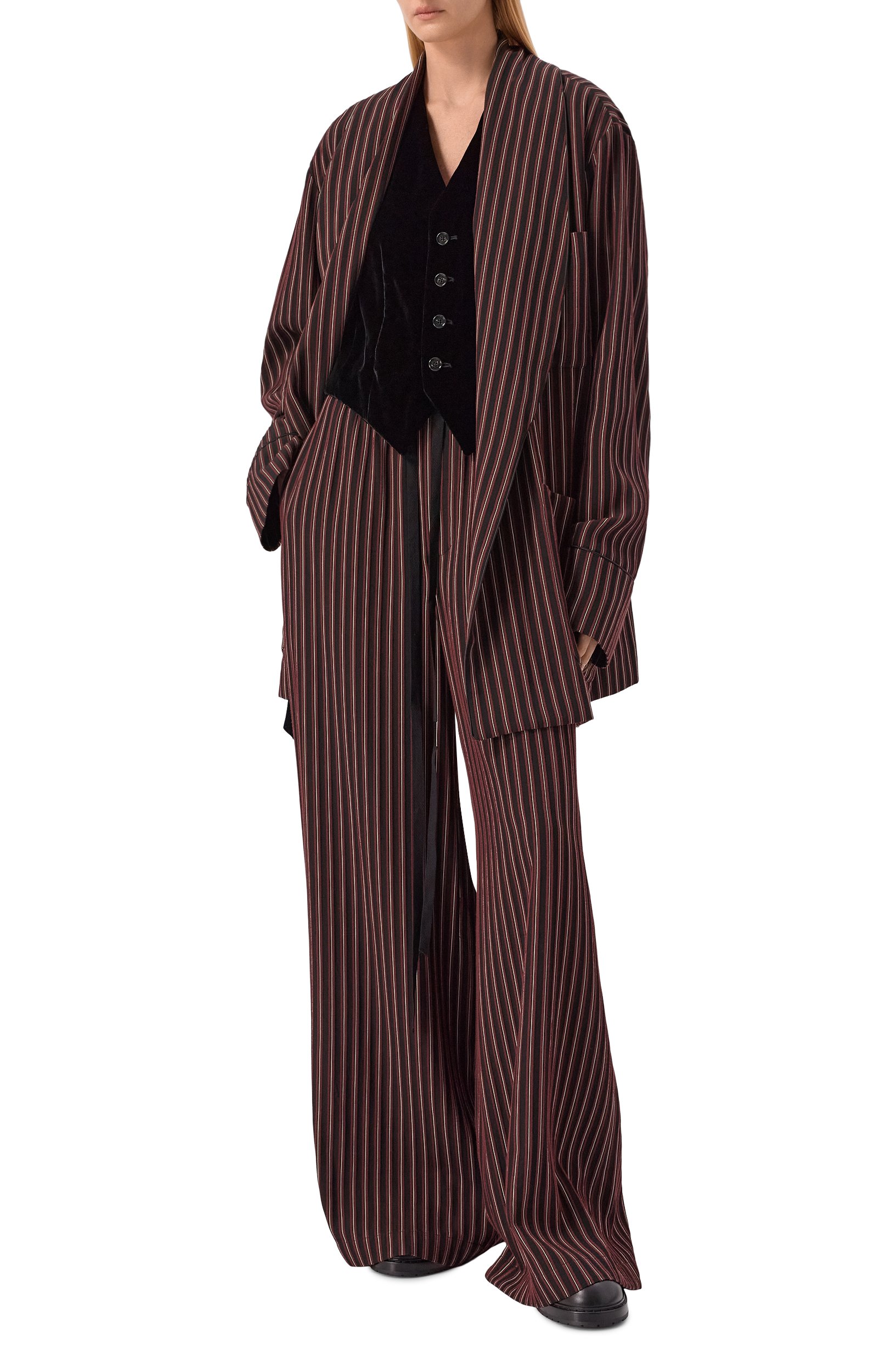 Жакет из вискозы и хлопка ANN DEMEULEMEESTER коричневого цвета по цене 207500 руб., арт. B0014257/FA748, фото 2 Жакет из вискозы и хлопка ANN DEMEULEMEESTER, арт. B0014257/FA748, фото 2
