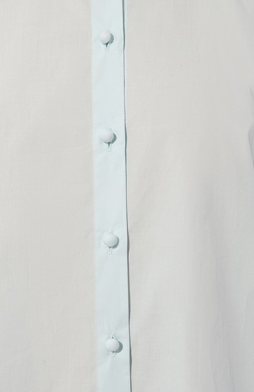 Хлопковая рубашка Emporio Armani 6D2C69/2N0FZ Голубой  6D2C69/2N0FZ Фото 4