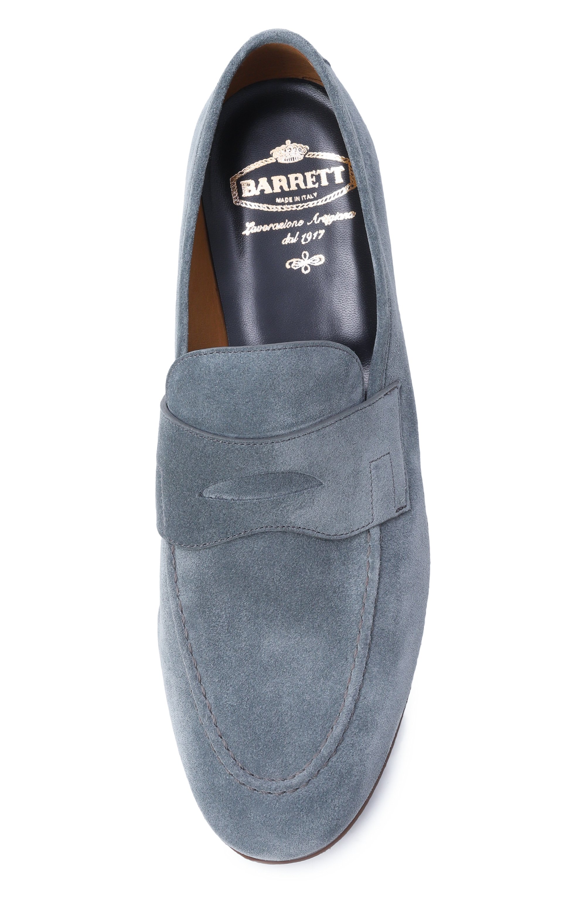 Замшевые пенни-лоферы BARRETT, арт. 221U021.22/LIGHT CASHEMERE, фото 5