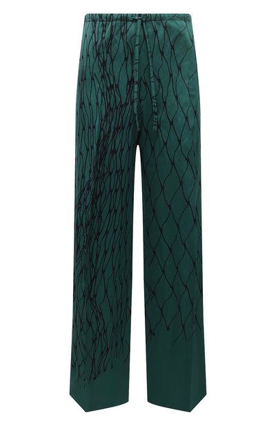 Женские брюки из вискозы и хлопка DRIES VAN NOTEN, арт. 221-010967-4324