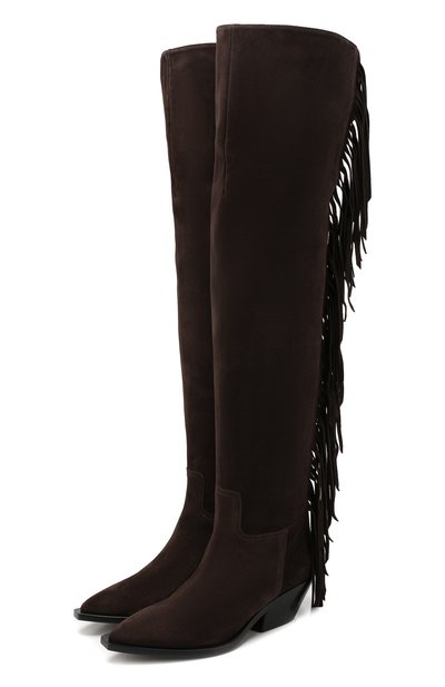 Замшевые ботфорты A.F.VANDEVORST, арт. 192 X4453-001, фото 1