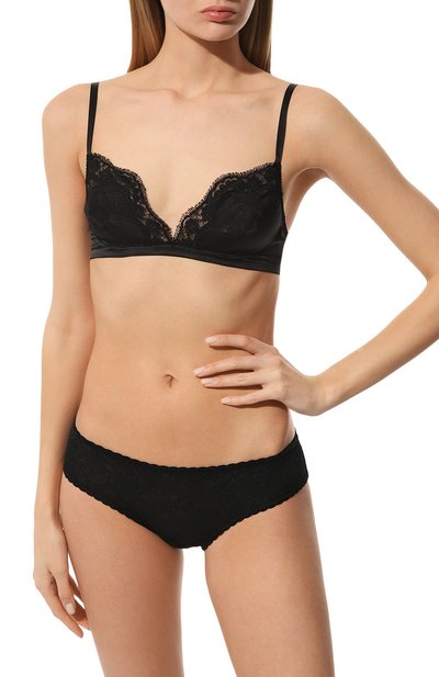Трусы-слипы DOLCE & GABBANA черного цвета по цене 31500 руб., арт. 02E29T/0NN20, фото 2 Трусы-слипы DOLCE & GABBANA, арт. 02E29T/0NN20, фото 2