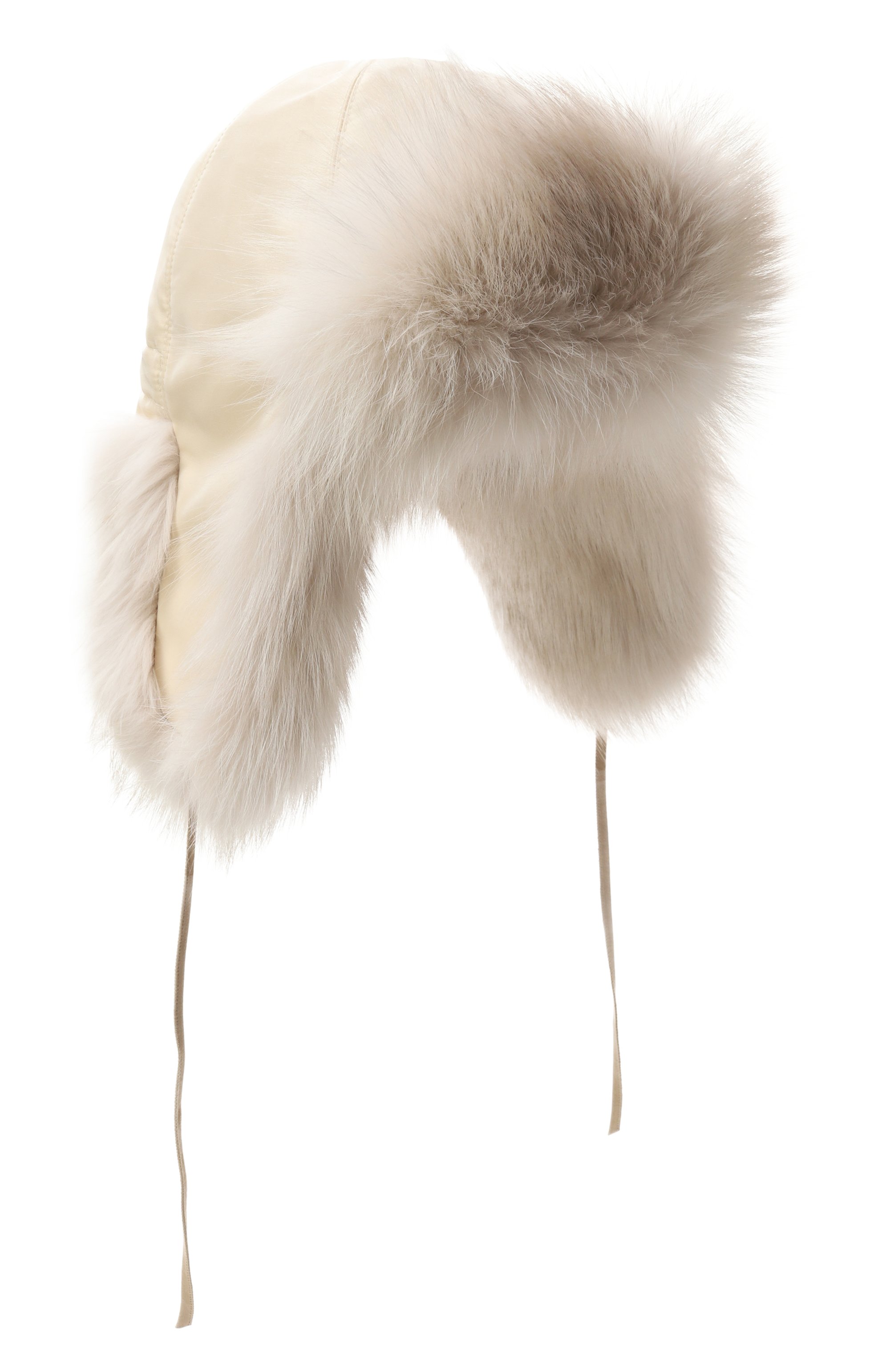 Меховая шапка-ушанка саша из лисы FURLAND бежевого цвета по цене 82230 руб., арт. 0107609610135600215, фото 1 Меховая шапка-ушанка саша из лисы FURLAND, арт. 0107609610135600215, фото 1