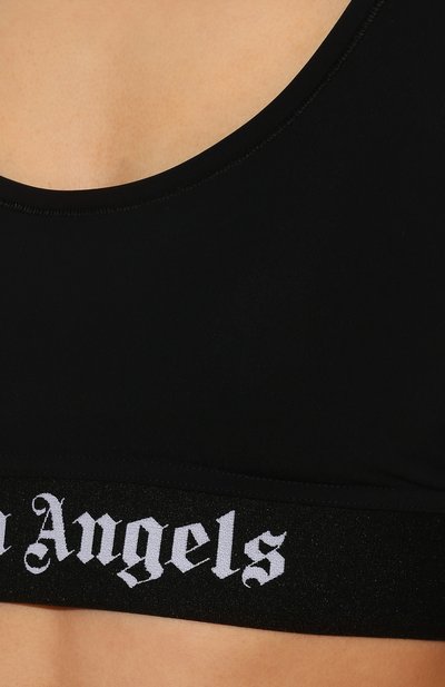 Бра-топ PALM ANGELS черного цвета по цене 23850 руб., арт. PWV0010C99FAB0011001, фото 5 Бра-топ PALM ANGELS, арт. PWV0010C99FAB0011001, фото 5
