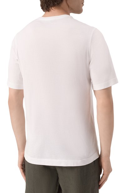 Хлопковая футболка ZILLI, арт. TSR02IM0100VLEST0, фото 4