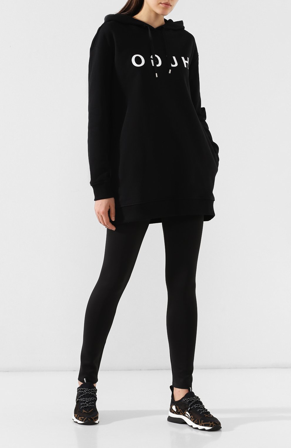 Хлопковое худи HUGO, арт. 50411466, фото 2